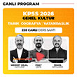 2026 KPSS Genel Kltr Tarih Corafya Vatandalk Seti Canl Program 220 Saat Hediyeli Fuzem