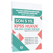 KPSS A Grubu Hukuk Orijinal km Sorular Son 5 Yl zml 4T Yaynlar