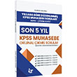 KPSS A Grubu Muhasebe Orijinal km Sorular Son 5 Yl zml Alican Dovletov 4T Yaynlar