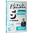 YÖKDİL Fen Bilimleri Tamamı Video Çözümlü 5 Deneme Yediiklim Yayınları