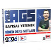 2026 MEB-AGS retmen Adaylar in Saysal Yetenek Video Ders Notlar (lyas Gne) Yarg Yaynlar
