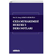 Ceza Muhakemesi Hukuku 1 - Ders Notlar On ki Levha Yaynlar