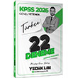2026 KPSS Genel Yetenek Trke Tamam zml 22 Deneme Snav Yediiklim Yaynlar