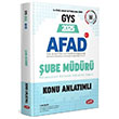 2025 GYS AFAD ube Mdr Konu Anlatml Data Yaynlar