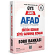 2025 GYS AFAD Eitim Uzman Sivil Savunma Uzman Soru Bankas Data Yaynlar