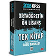 2026 KPSS Lise Ortaretim n Lisans Soru Bankas Tek Kitap zml Data Yaynlar
