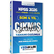 2026 KPSS Genel Yetenek Genel Kltr Son 4 Yl Tamam zml km Sorular Yediiklim Yaynlar