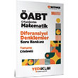 ABT Ortaretim Matematik retmenlii Diferansiyel Denklemler Tamam zml Soru Bankas Yediiklim Yaynlar