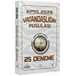 2026 KPSS Vatandalk Vatandaln Pusulas 25 Deneme CBA Yaynlar
