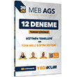 2026 MEB AGS Eitimin Temelleri Ve Trk Milli Eitim Sistemi Tamam zml 12 Deneme Yediiklim Yaynlar