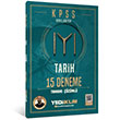 2026 KPSS Genel Kltr Tarih 15 Deneme Tamam zml Yediiklim Yaynlar