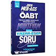 2026 �ABT MEB-AGS T�rk Dili Edebiyat� T�rk�e ��retmenli�i Muhtevam Yazar Eser Soru Bankas� ��z�ml� Y�nerge Yay�nlar�