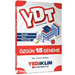 YDT 15 �zg�n Deneme - Fatih ��mez Yediiklim Yay�nlar�