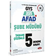 2025 GYS AFAD �ube M�d�r� 5 Deneme ��z�ml� G�revde Y�kselme Data Yay�nlar�
