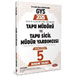 2025 GYS Tapu Kadastro Tapu M�d�r� ve Sicil M�d�r Yard�mc�s� 5 Deneme ��z�ml� G�revde Y�kselme Data Yay�nlar�