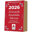 2026 M�knat�sl� Buzdolab� Takvimi Delta K�lt�r Yay�nevi