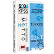 2026 KPSS Lise Orta��retim �n Lisans T�rk�e Motto �zet Ders Notu Yarg� Yay�nlar�