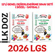 2026 LGS 8. S�n�f �lk Doz 12`li Genel De�erlendirme S�nav Seti (Say�sal + S�zel) Sinan Kuzucu Yay�nlar�