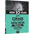 AYT TM Tek Kitap Son 10 Y�l�n ��km�� Sorular� 2016 2025 �ap Yay�nlar�