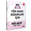 2026 GYS T�m Kamu Kurumlar� i�in M�lakat Soru Cevap G�revde Y�kselme Data Yay�nlar�
