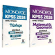 2026 KPSS T�rk�e + Matematik Soru Bankas� 2 li Set Monopol Yay�nlar�