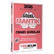 2026 AGS KPSS ALES DGS S�zel Mant�k Tamam� ��z�ml� ��km�� Sorular Yediiklim