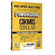 AGS KPSS ALES DGS T�m Adaylar ��in Paragraf Tamam� PDF ��z�ml� T�m Paragraf Sorular� ��km�� Sorular Yediiklim Yay�nlar� Kelepir