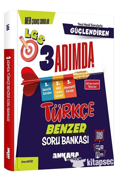 LGS Türkçe Güçlendiren 3 Adımda Benzer Soru Bankası Ankara