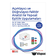 A��mlay�c� ve Do�rulay�c� Fakt�r Analizi ile Yap�sal E�itlik Uygulamalar�  Pegem Akademi Yay�nc�l�k