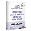 �tfaiye Eri, Zab�ta Memuru ve Memur Al�m S�nav� Konu Anlat�m� Data Yay�nlar�