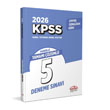 2026 KPSS Genel Yetenek Genel K�lt�r Tamam� ��z�ml� 5 Fasik�l Deneme S�nav� Edit�r Yay�nlar�