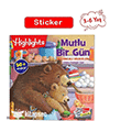 3-6 Ya� Mutlu Bir G�n - Sticker Bulmacal� Hikayeler Dikkat At�lyesi Yay�nlar�