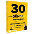 T�rk�enin Matemati�i AYT Edebiyat 30 G�nde Video Ders Kitab�  Oksijen Yay�nlar�