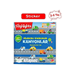 3-6 Ya� Kamyonlar - Sticker E�lenceli Etkinliklerle Hikayeli Bulmacalar Dikkat At�lyesi Yay�nlar�