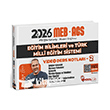 2026 MEB-AGS E�itim Bilimleri ve T�rk Milli E�itim Sistemi Video Ders Notlar�-2  Hoca Kafas� Yay�nlar�