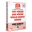 2026 GYS Gen�lik ve Spor Bakanl��� Yurt M�d�r� �ube M�d�r� Gen�lik Merkezi M�d�r� Soru Bankas� Data Yay�nlar�