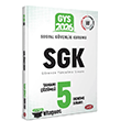 GYS Sosyal G�venlik Kurumu SGK GYS Tamam� ��z�ml� 5 Deneme S�nav� Data Yay�nlar�