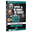 2026 KPSS A Medeni Hukuk Ne Sordu Ne Sorar Tamam� ��z�ml� Soru Bankas� Dizgi Kitap