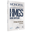 2026 HMGS T�rk Hukuk Tarihi Ders Notlar� 3. Bask� Monopol Yay�nlar�