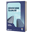 D�nem Sonu ��lemleri  Nisan Kitabevi Yay�nlar�