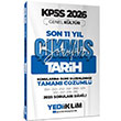 2026 KPSS Genel K�lt�r Tarih Konular�na G�re Tamam� ��z�ml� Son 11 Y�l ��km�� Sorular Yediiklim Yay�nlar�