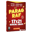 KPSS MEB AGS ALES DGS TYT Paragraf REST 17x21 Deneme EVP Akademi 
