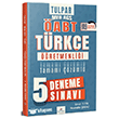 MEB AGS �ABT T�rk�e ��retmenli�i Tulpar Tamam� PDF ��z�ml� 5 Deneme Dizgi Kitap