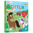 �iftlik - Silikon ��kartmal� �ndigo �ocuk