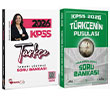 2026 KPSS T�rk�e Soru Bankas� 2 li Set - �znur Saat Y�ld�r�m Hoca Kafas� + CBA Yay�nlar�