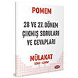 POMEM 27-28. D�nem M�lakat ��km�� Sorular ve Cevaplar� Data Yay�nlar�