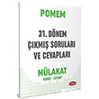 POMEM 31.D�nem M�lakat ��km�� Sorular ve Cevaplar� Data Yay�nlar�