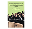 �niversite Reformu ve Yahudi Bilim Adamlar� 1933 Dorlion Yay�nlar�