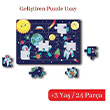 3 Ya� Puzzle Uzay �ocuk Akademi