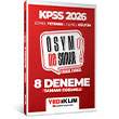 2026 KPSS �SYM NE SORAR Genel Yetenek Genel K�lt�r Tamam� ��z�ml� Fasik�l 8 Deneme Yediiklim Yay�nlar� kelepir
